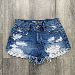 American Eagle Vintage Hi-Rise Festival Short